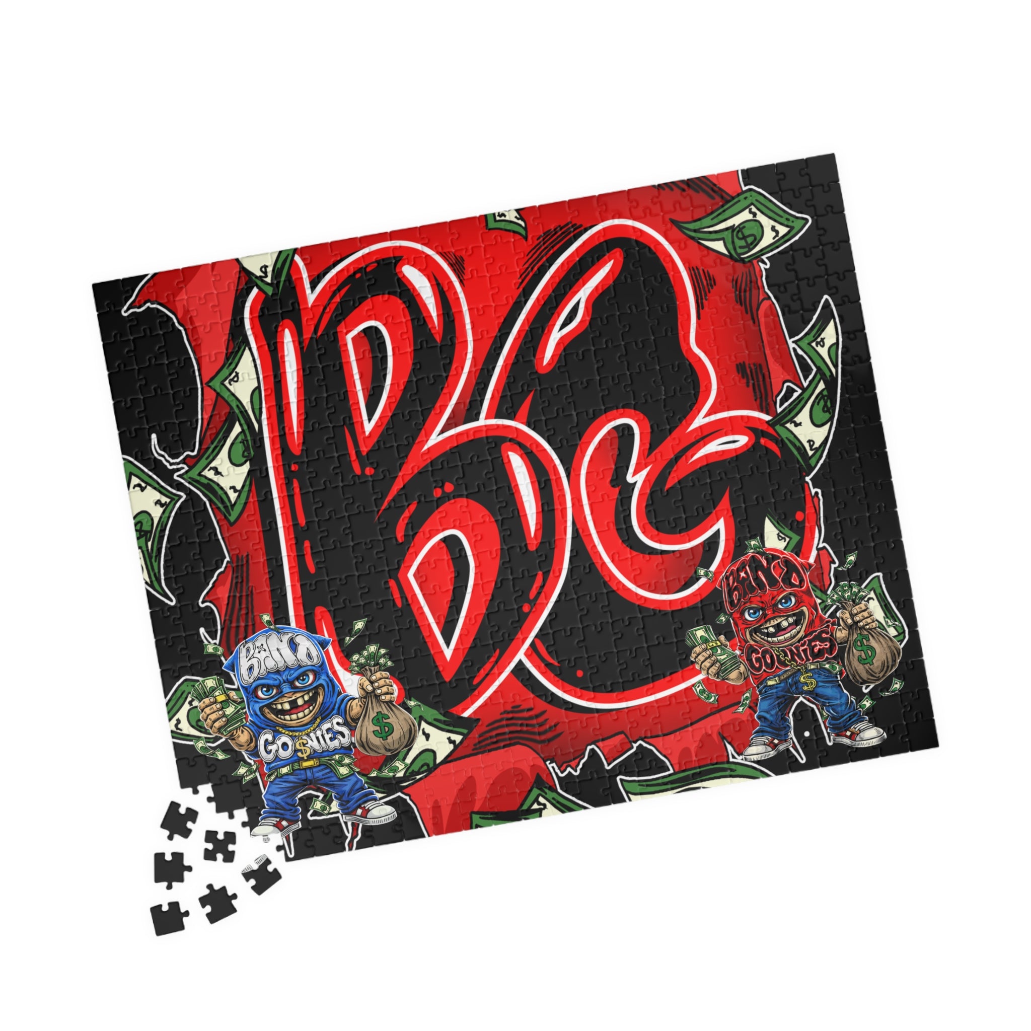 Puzzle (110, 252, 520, 1014-piece) | Black & Red