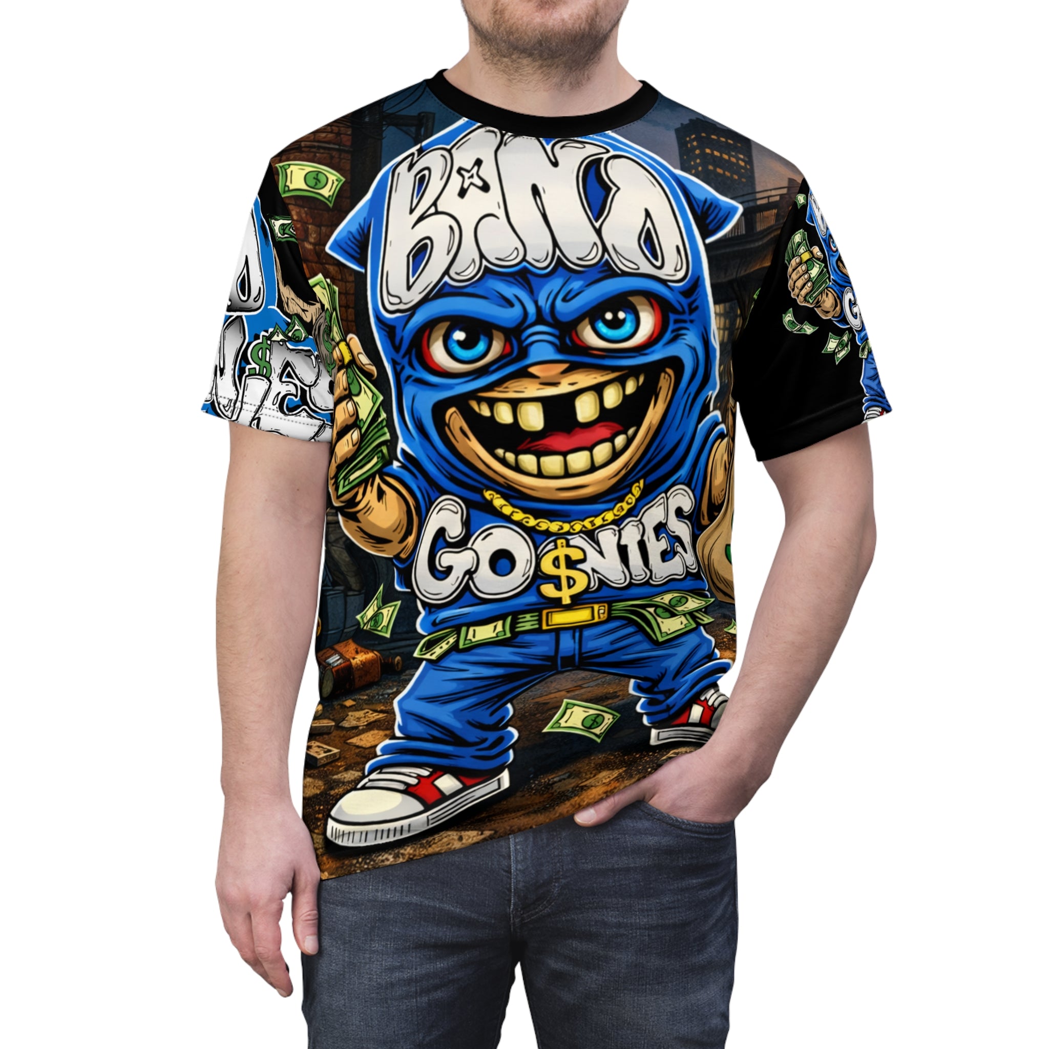 Cut & Sew T-Shirt | Blue Goonie