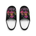 Women's Indoor Slippers | Pink Girl Goonie "Cash, Lashes & Confidence"