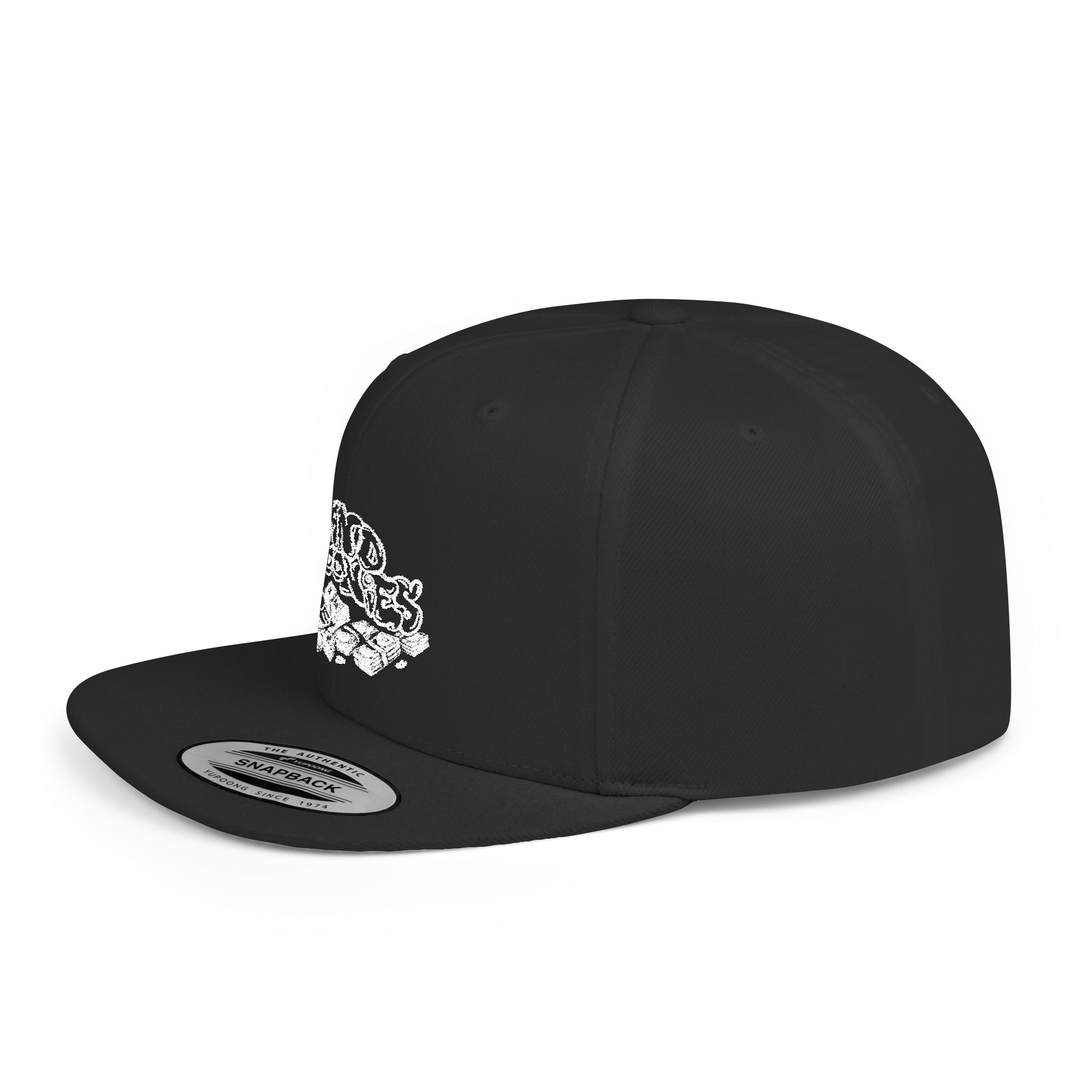 Flat Bill Snapback White Band Goonies Logo