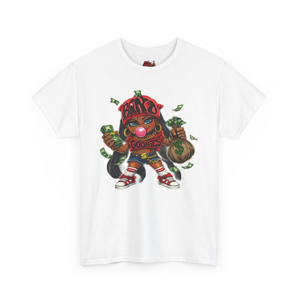 Heavy Cotton T-Shirt | Girl Goonie "Bubblegum Girl"