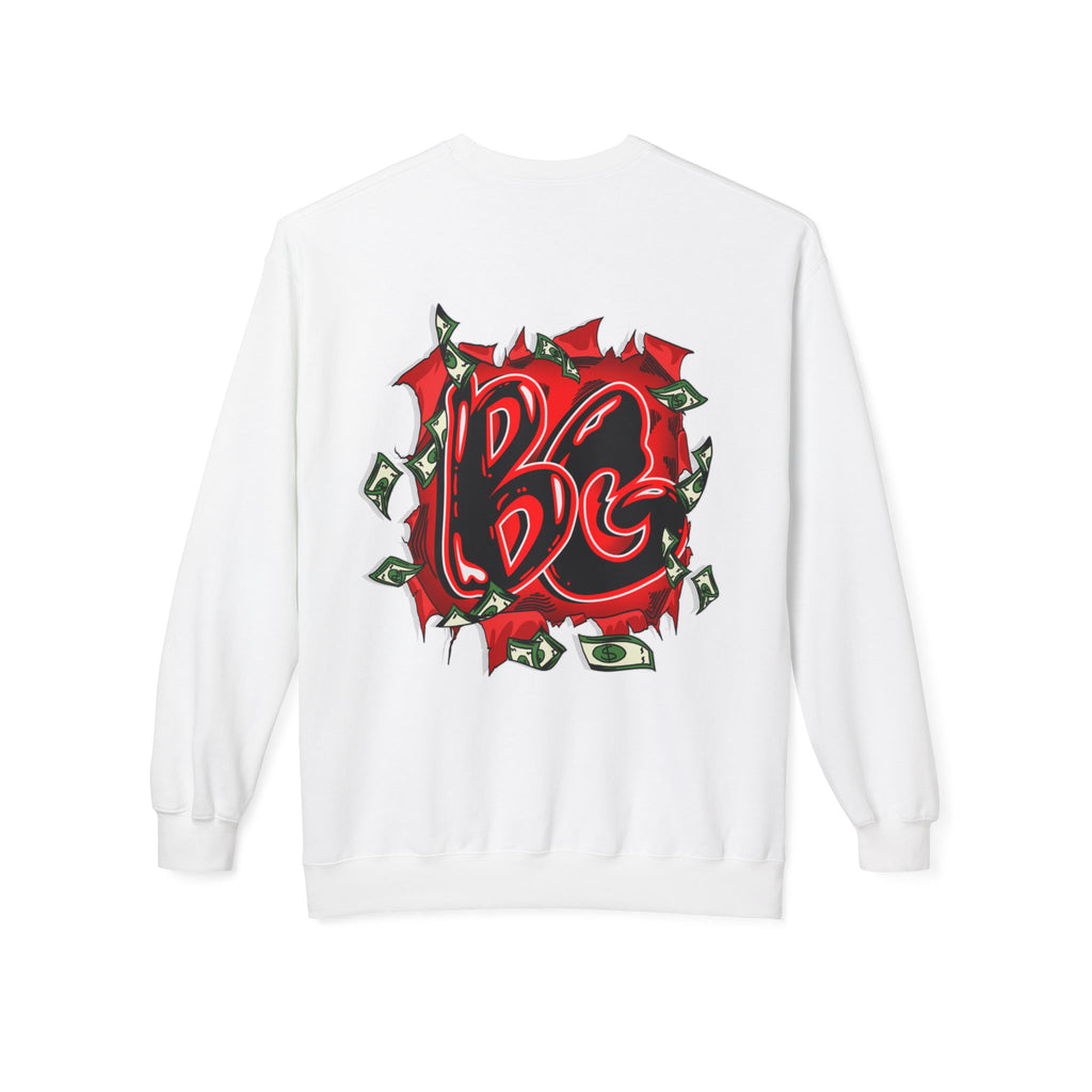 Midweight Soft Style Fleece Crewneck Sweatshirt