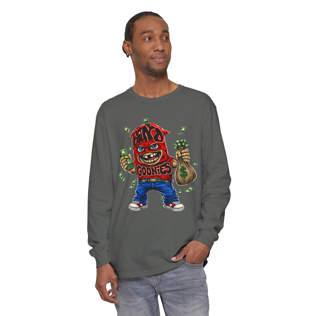Garment-Dyed Long Sleeve T-Shirt | Red Band Goonie