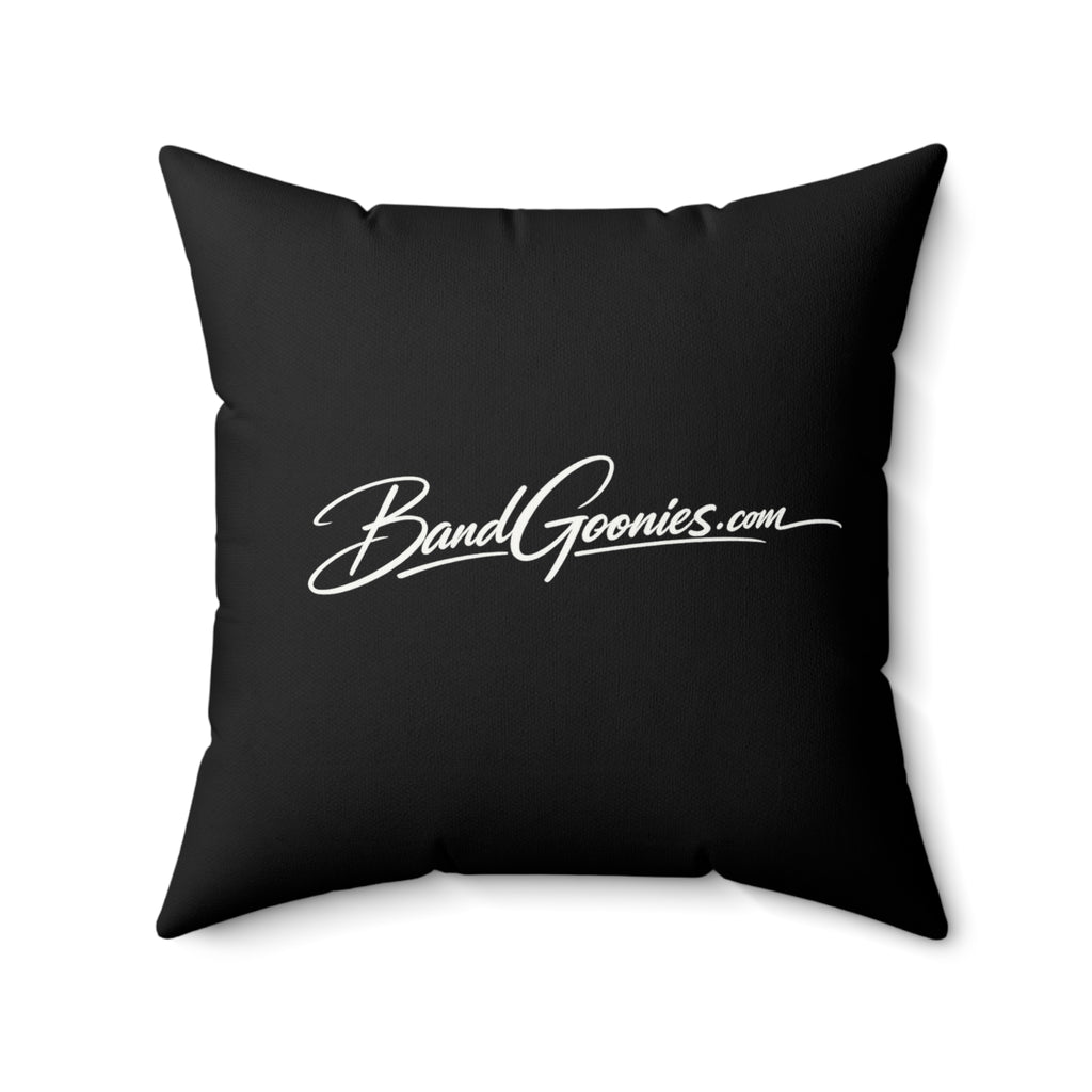 Faux Suede Square Pillow | Red Girl Goonie "Linda y Pagada"