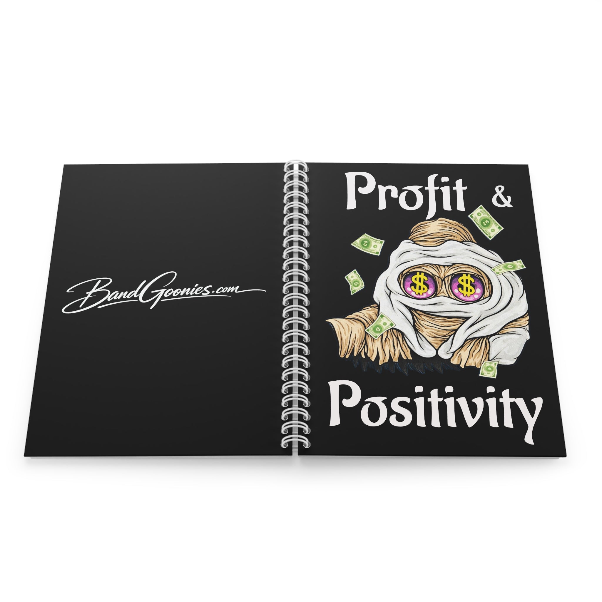 "Profit & Positivity" OG Goonie | Spiral Notebook (64 Sheets)