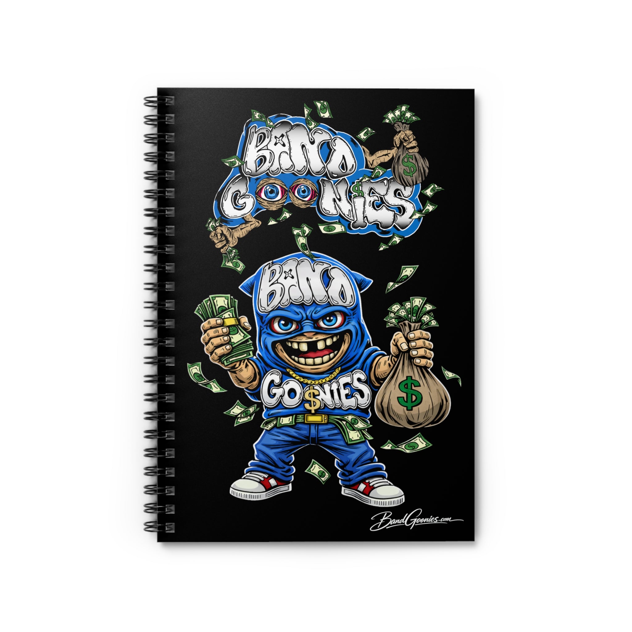 Blue Goonie Spiral Notebook - Ruled Line (59 Sheets)