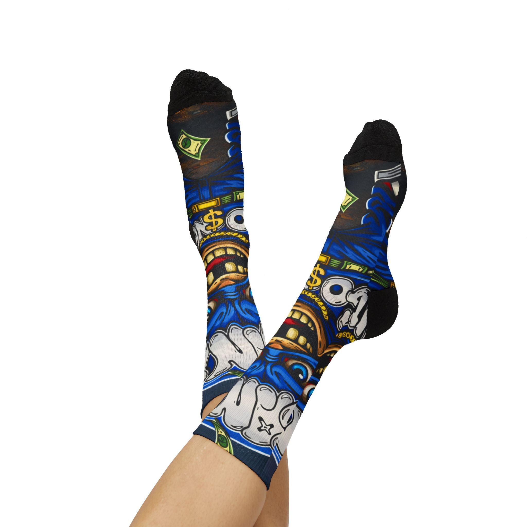 Blue Goonie Socks