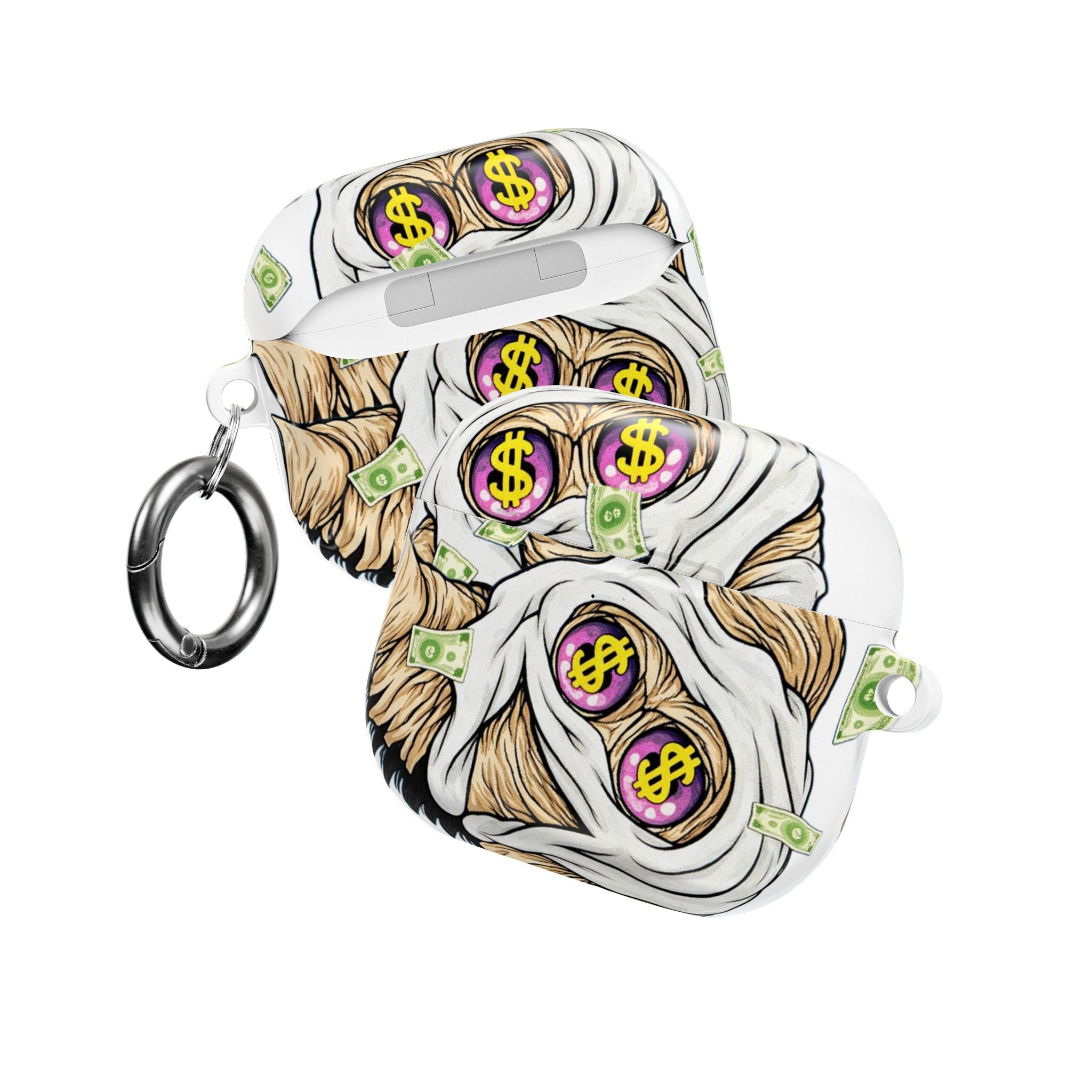 Air Pod Case with Carabiner