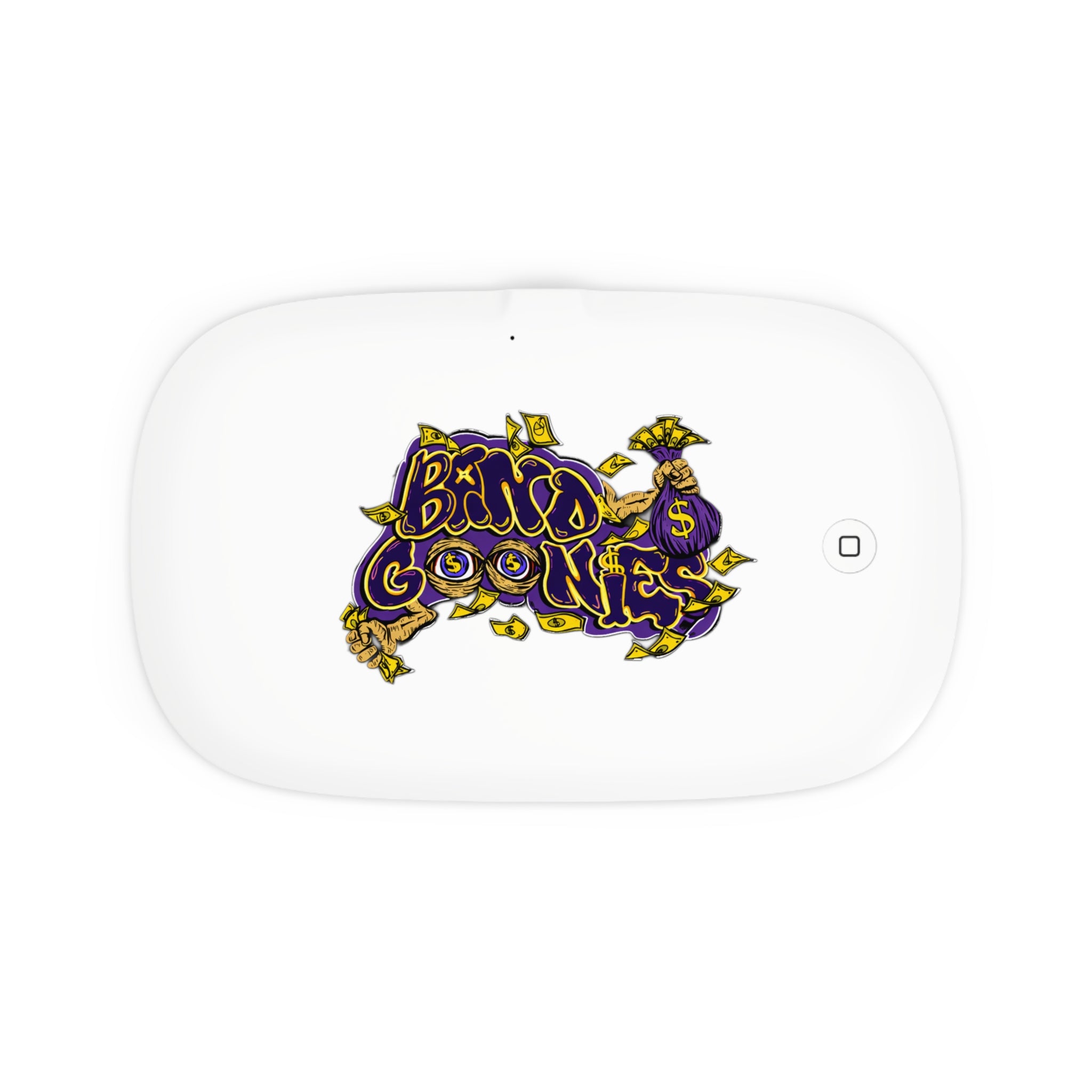 Purple & Yellow Band Goonie UV Phone Sanitizer and Wireless Charging Pad
