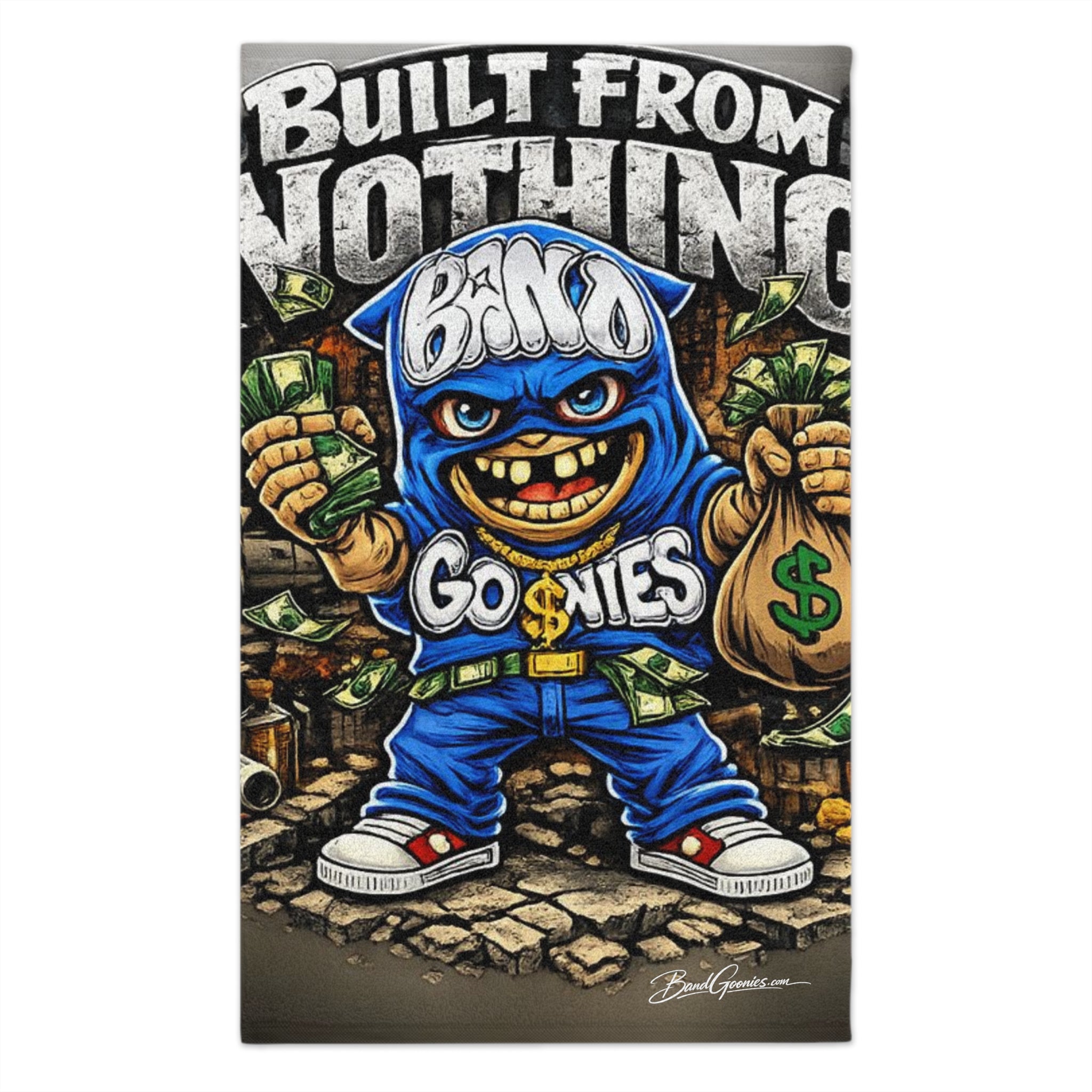 Rally Towel (11x18) | Blue Goonie "Built from Nothing"
