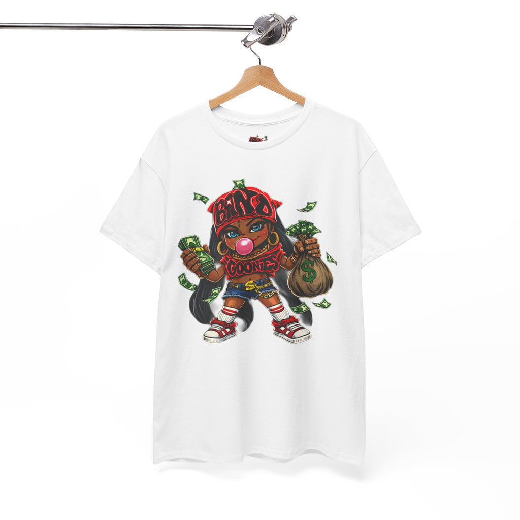 Heavy Cotton T-Shirt | Girl Goonie "Bubblegum Girl"