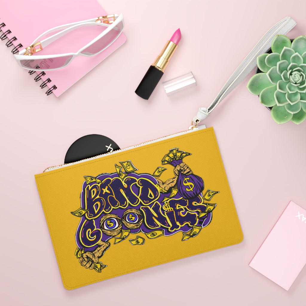 Clutch Bag | Purple & Yellow Band Goonies