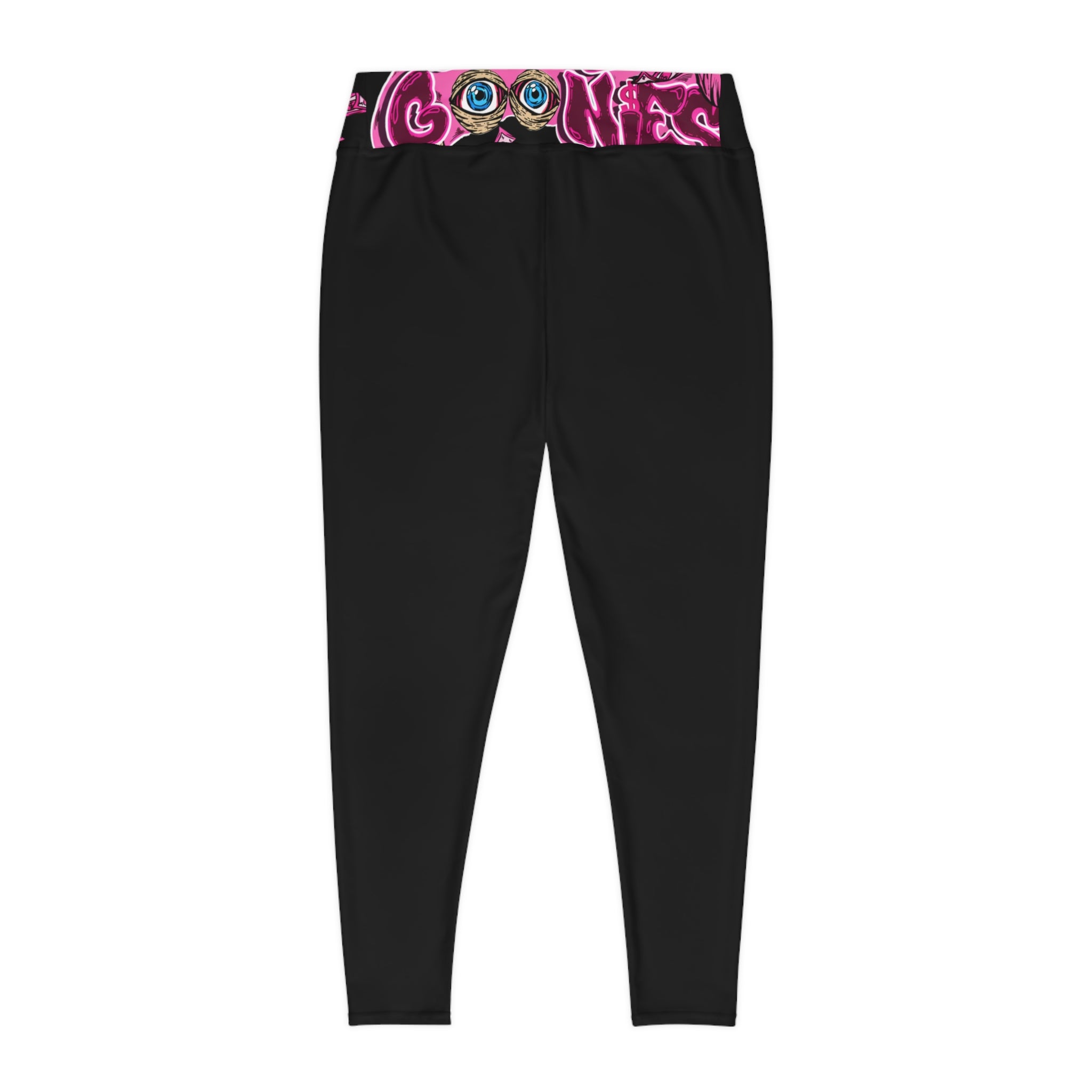 Plus Size Leggings (Black) | Pink Band Goonies