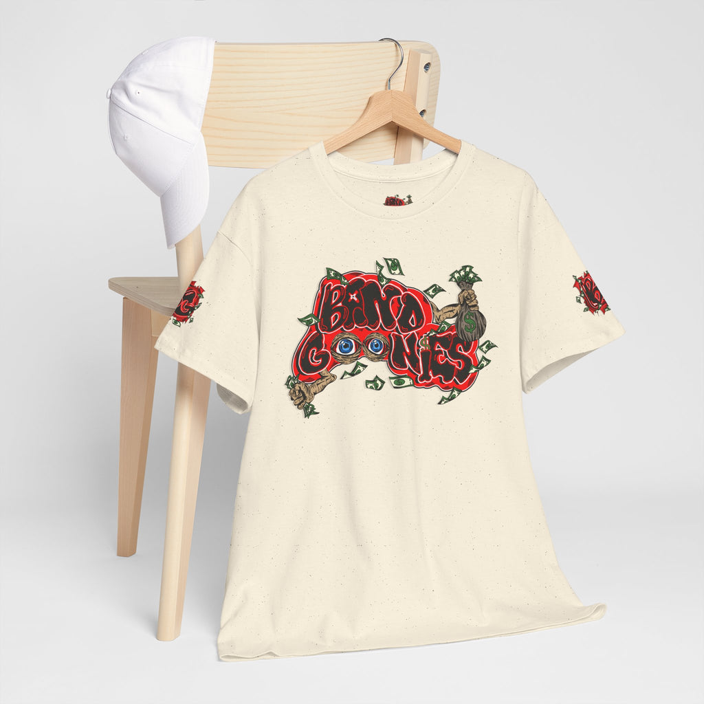 Heavy Cotton T-Shirt | White & Red