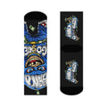 Crew Socks | Black & Blue