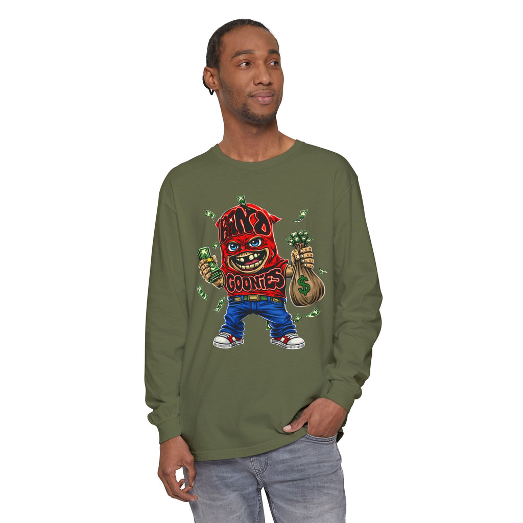 Garment-Dyed Long Sleeve T-Shirt | Red Band Goonie