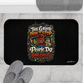 Bathroom Shower Mat | Red Goonie "The Grind Don't, Stop people Do"