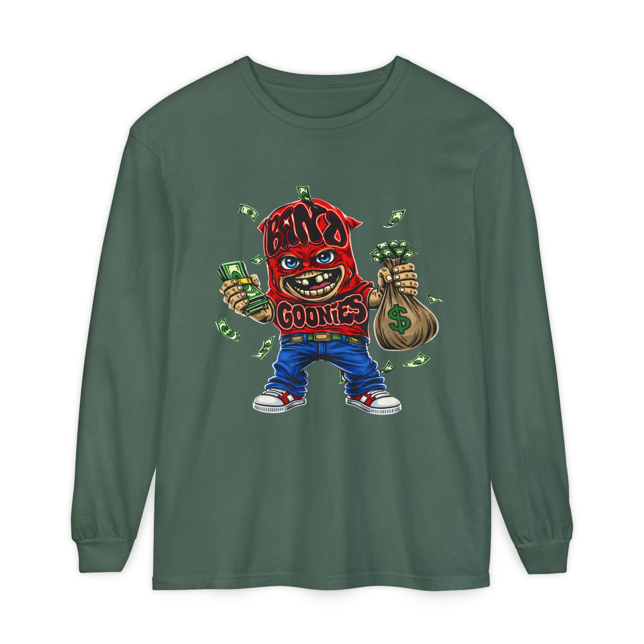 Unisex Garment-dyed Long Sleeve T-Shirt