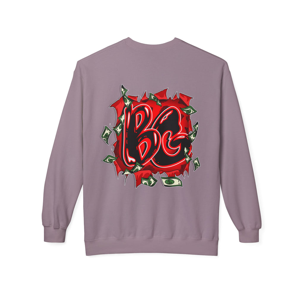 Midweight Soft Style Fleece Crewneck Sweatshirt