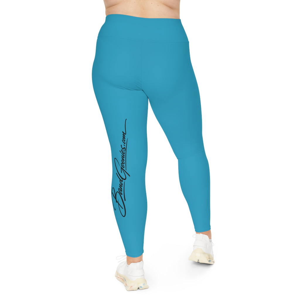 Plus Size Leggings (Turquoise) | Band Goonies Branded