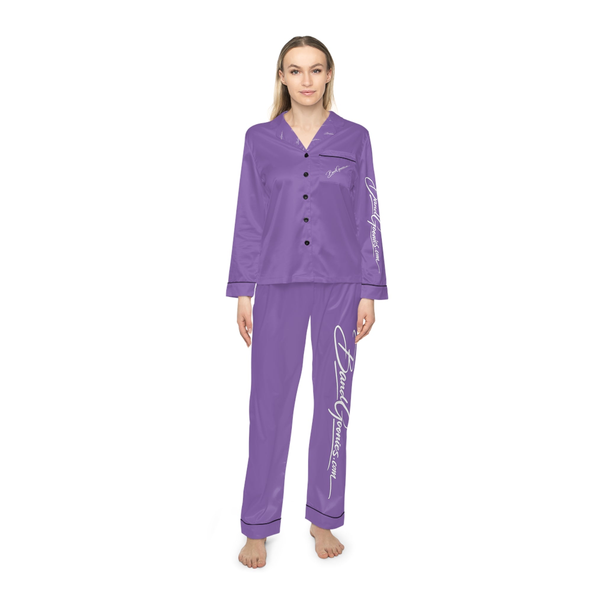 Women's Satin Pajamas | Band Goonies Branded
