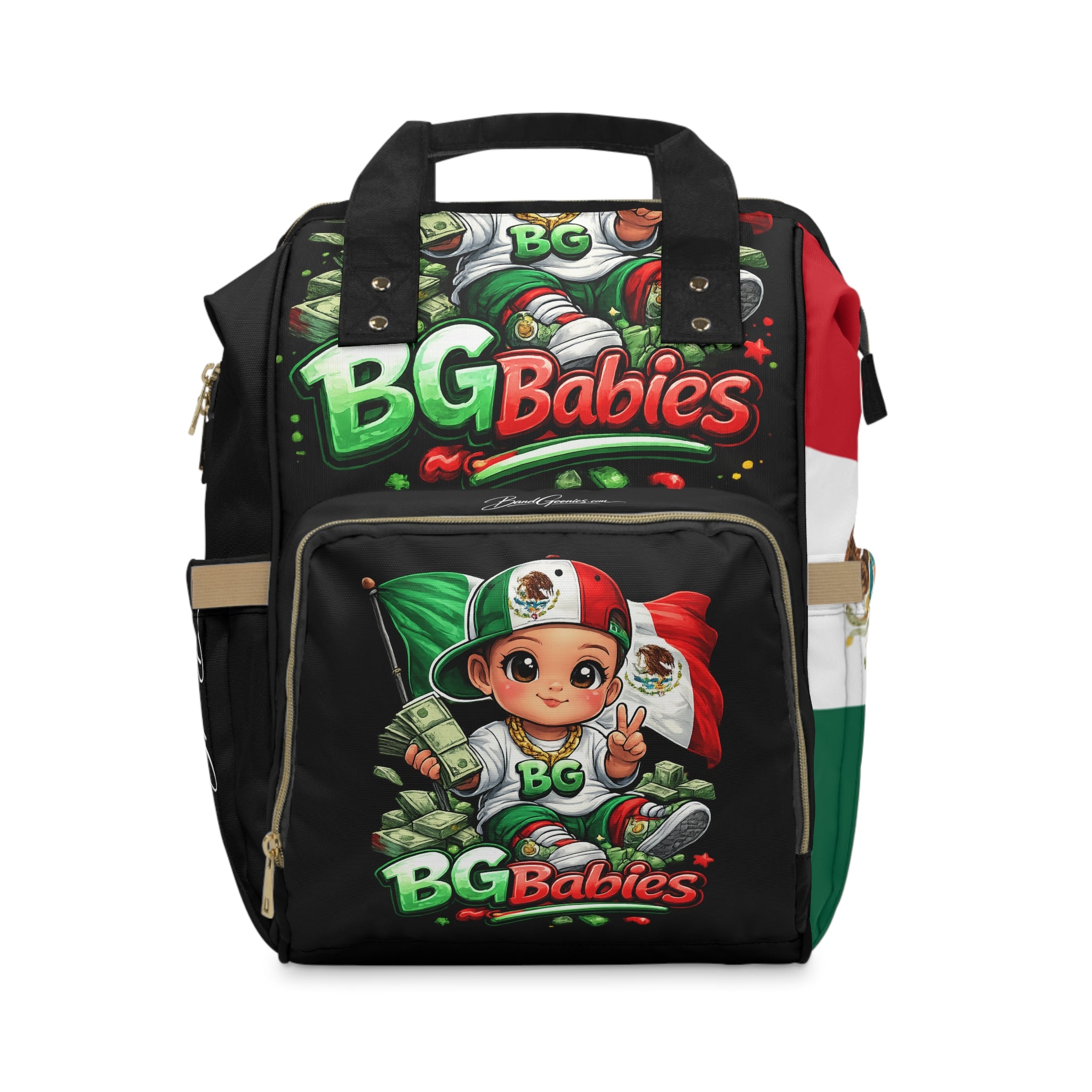 Multifunctional Diaper Backpack (Black) | Mexico BG Babies