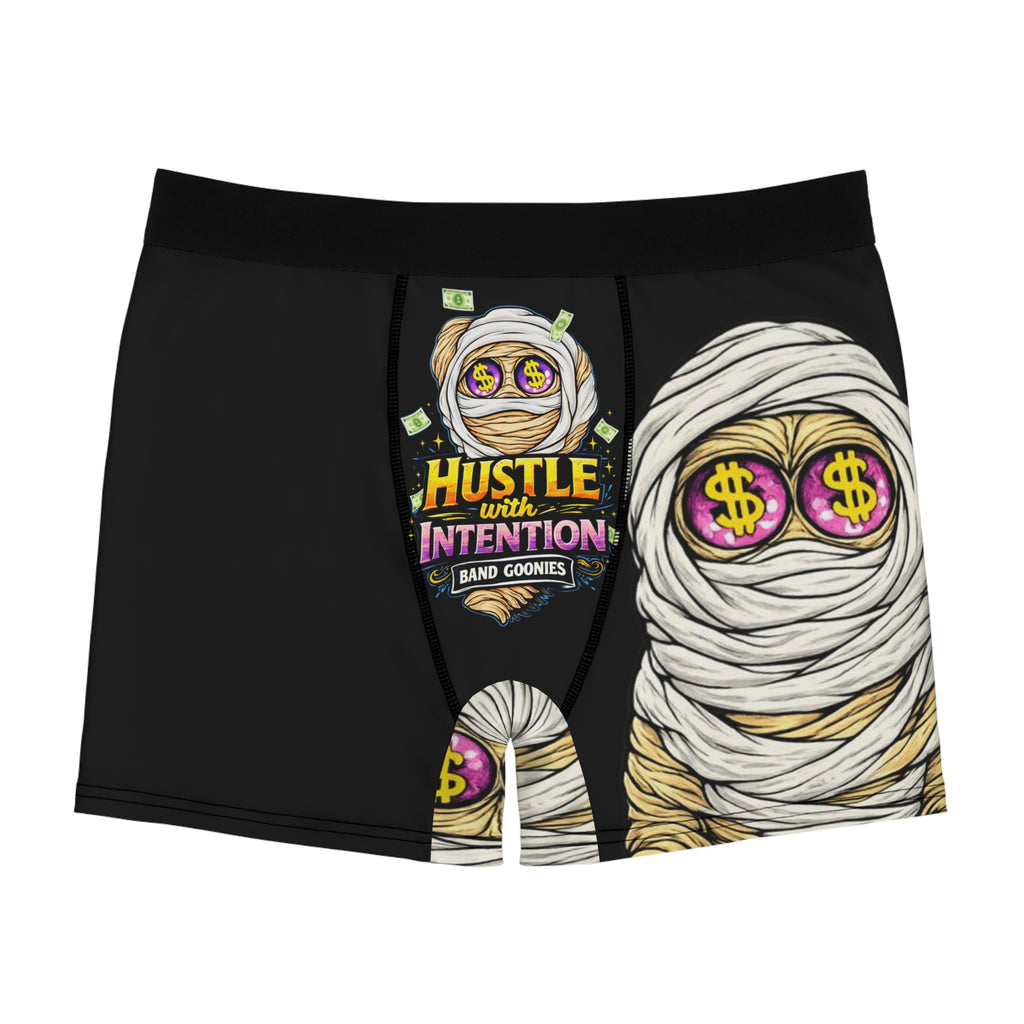 Men's Boxer Briefs (Black) | OG Goonie "Hustle with Intention"