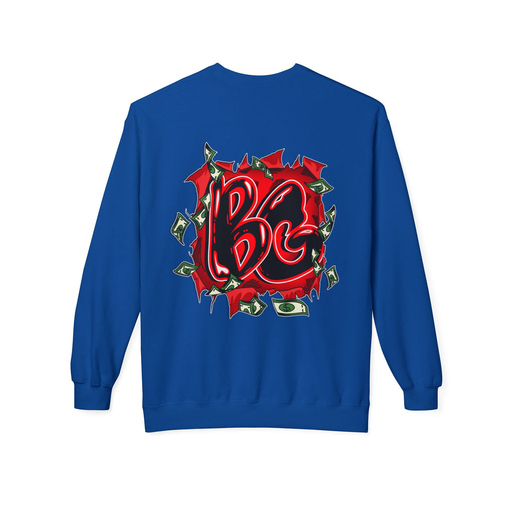 Midweight Soft Style Fleece Crewneck Sweatshirt