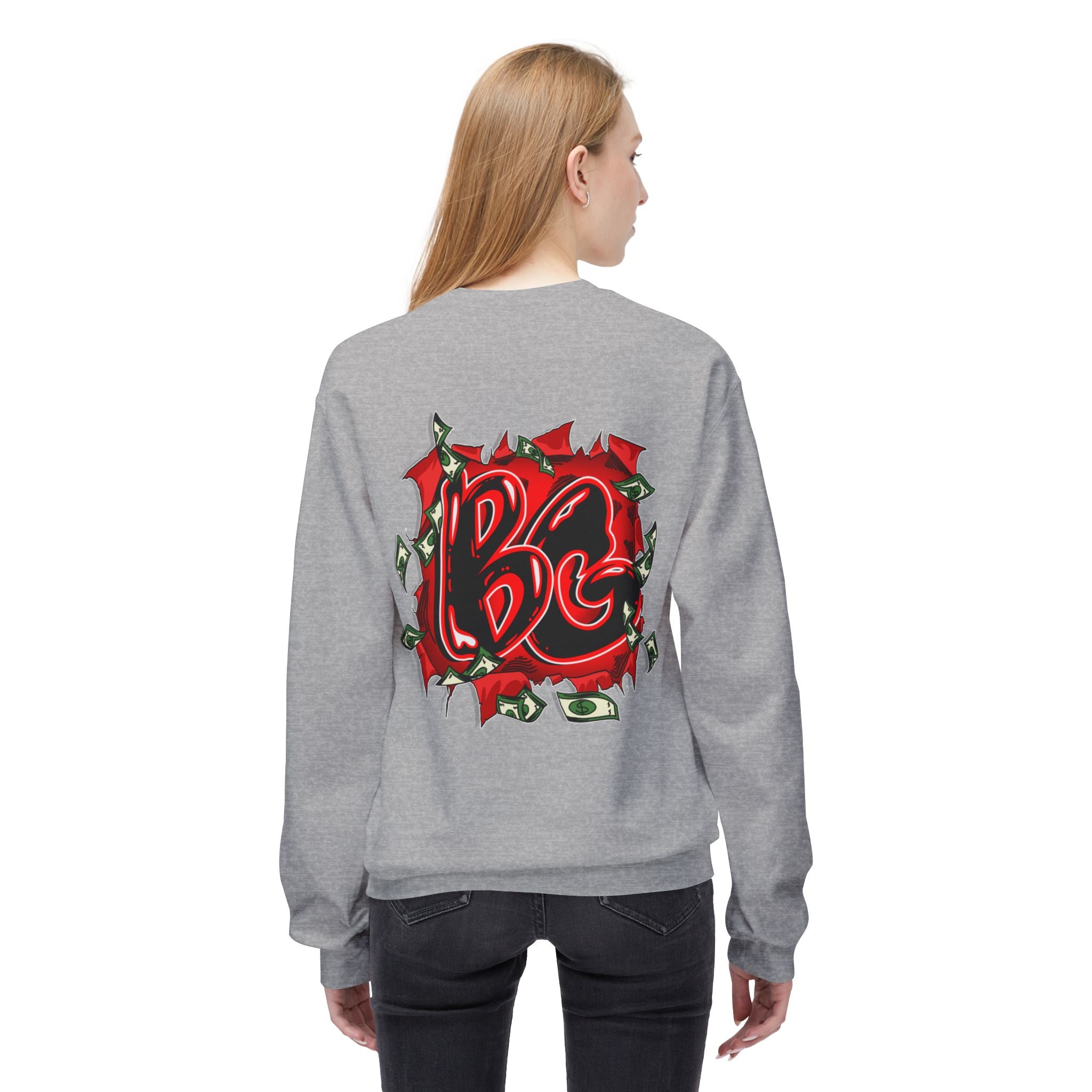 Midweight Soft Style Fleece Crewneck Sweatshirt