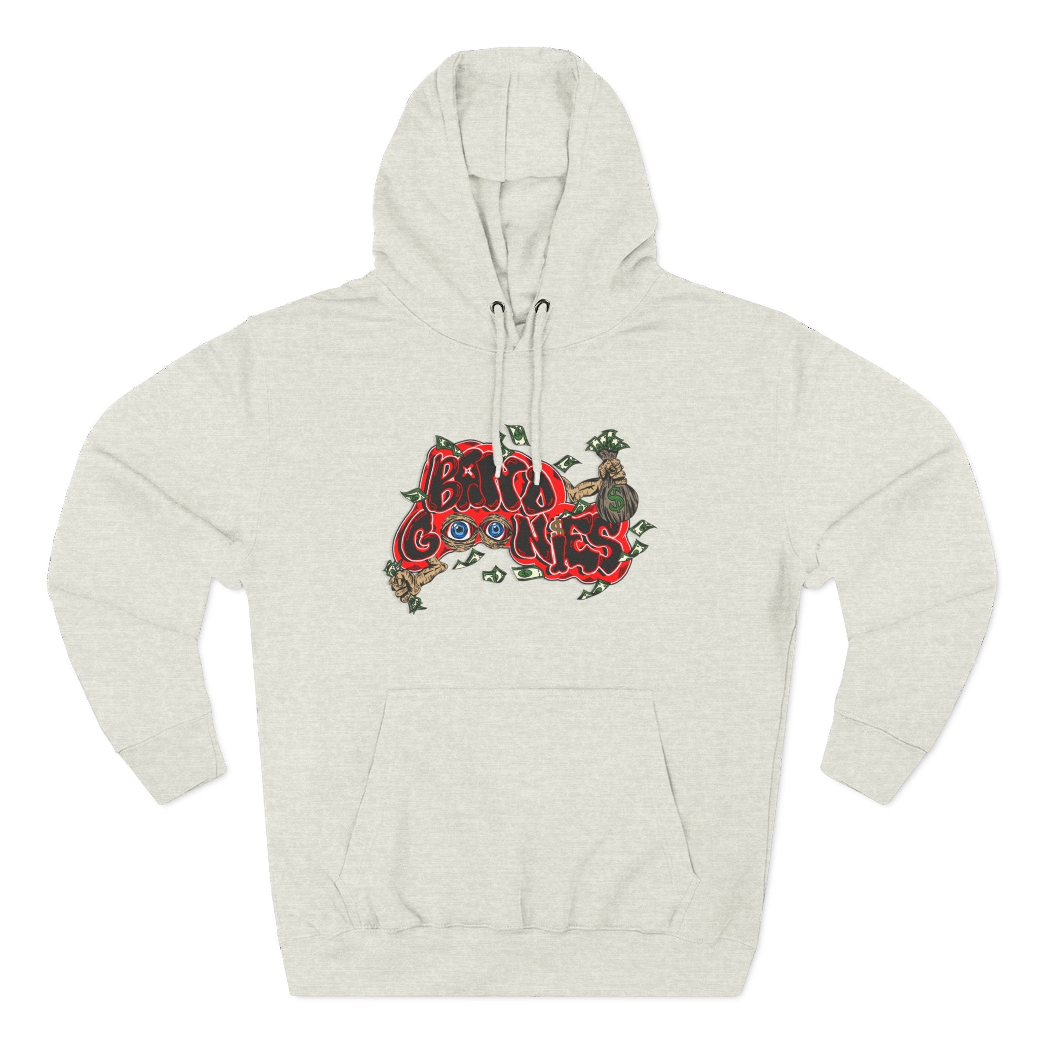 Three-Panel Fleece Hoodie