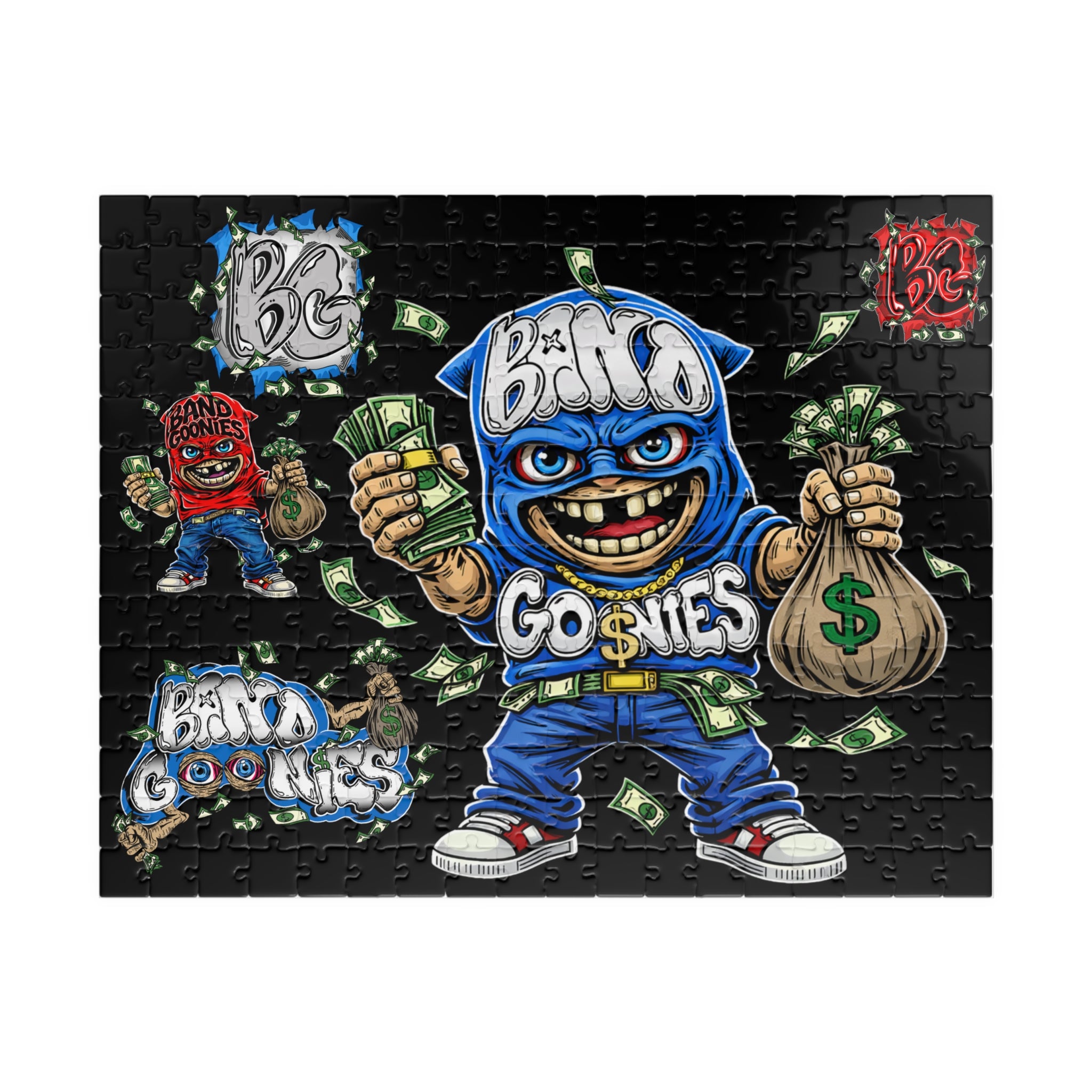 Puzzle (110, 252, 520, 1014-piece) | Black & Red