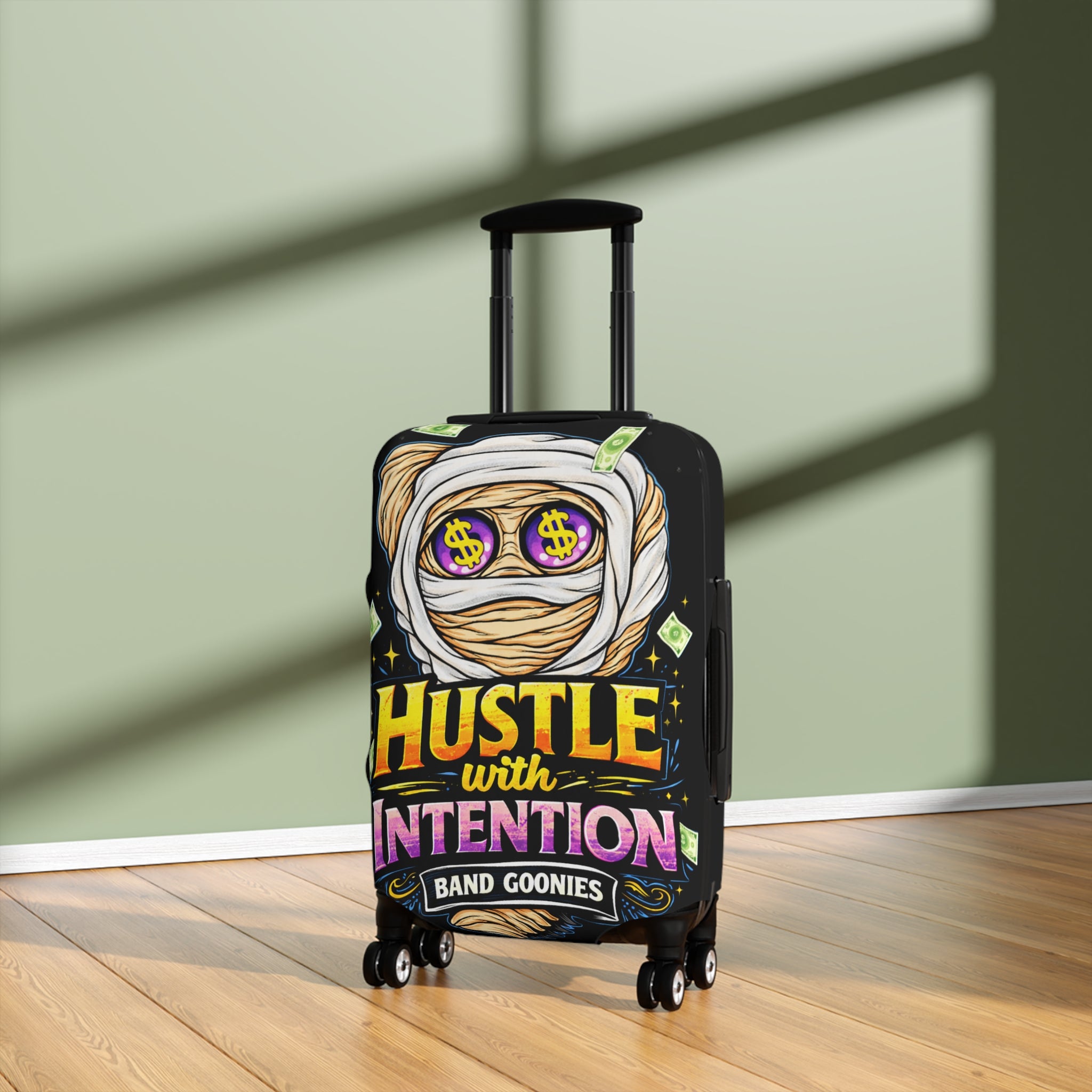 Luggage Cover | OG Goonie "Hustle with Intention"