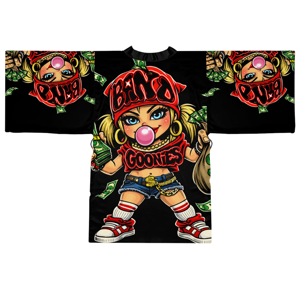 Long Sleeve Robe | Goonie Girl | Red & Black