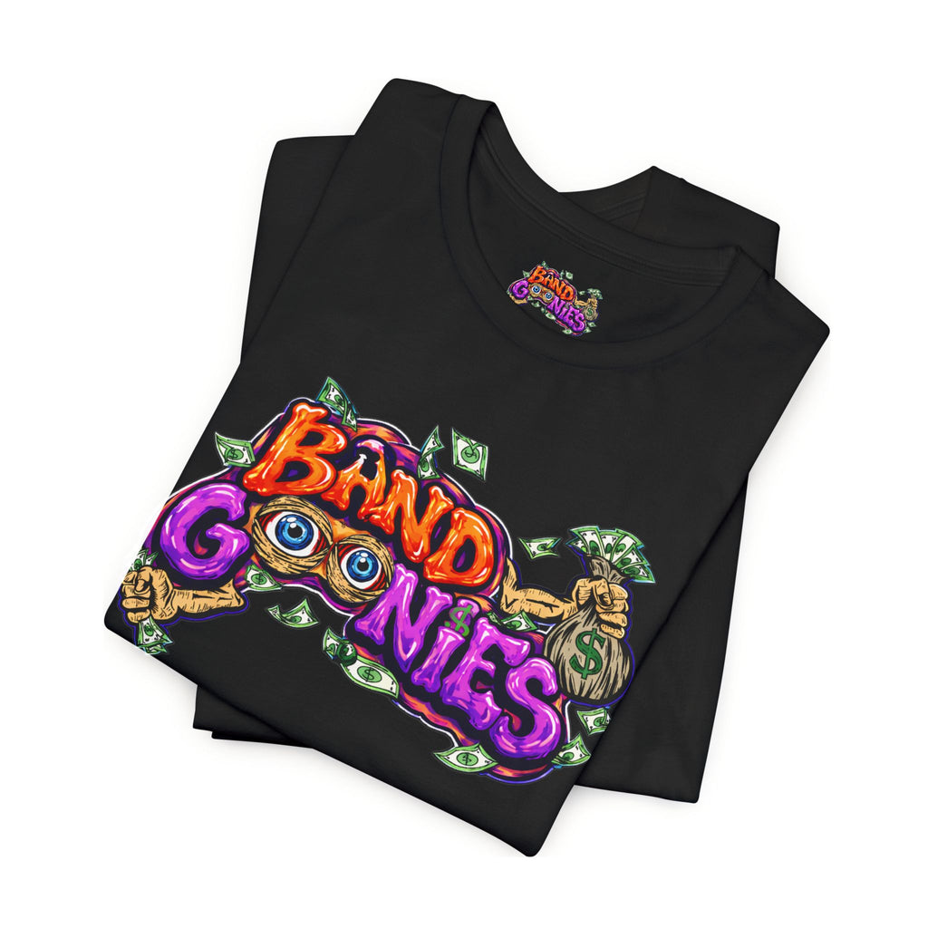 Unisex Jersey Short Sleeve T-Shirt | Orange & Purple Band Goonies