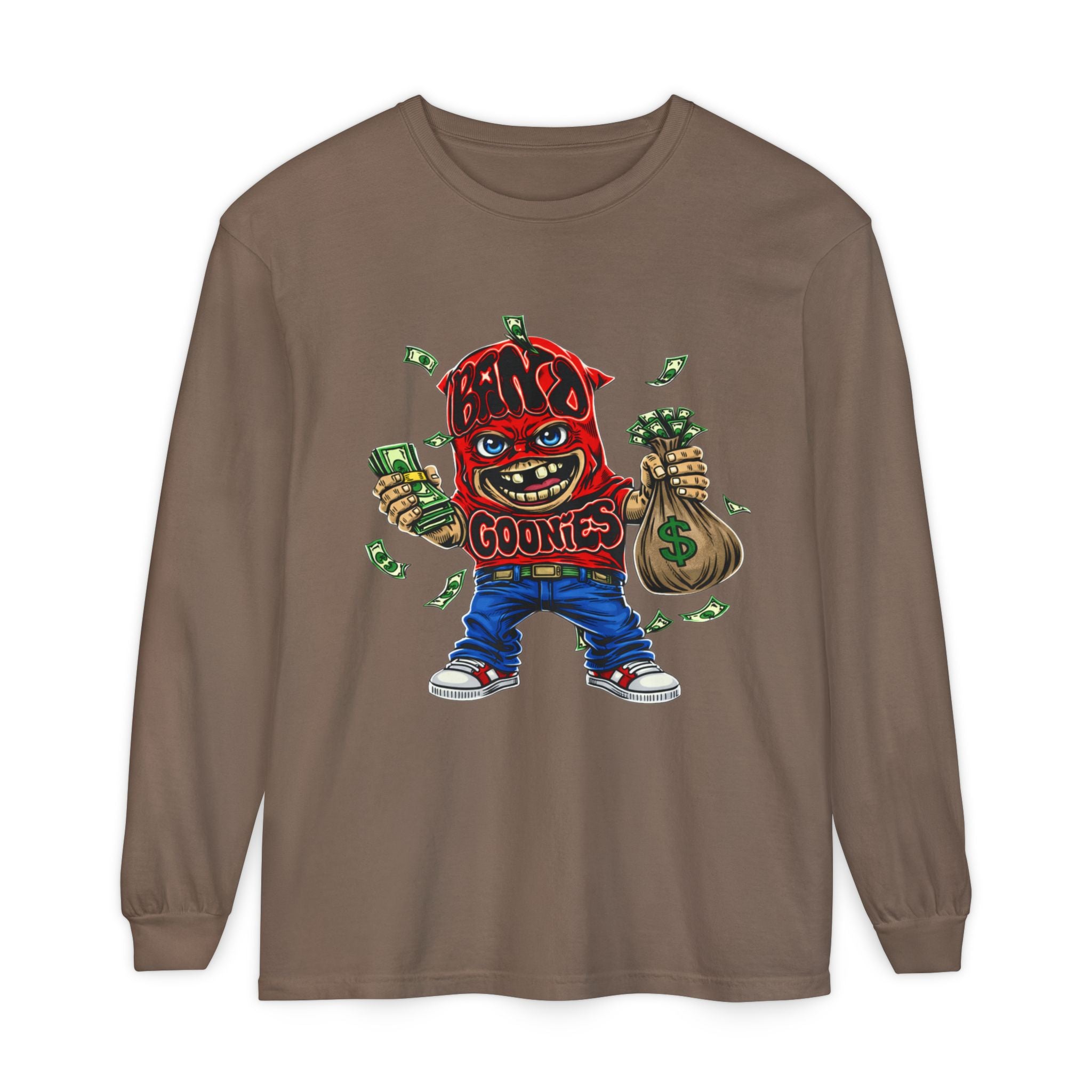 Unisex Garment-dyed Long Sleeve T-Shirt