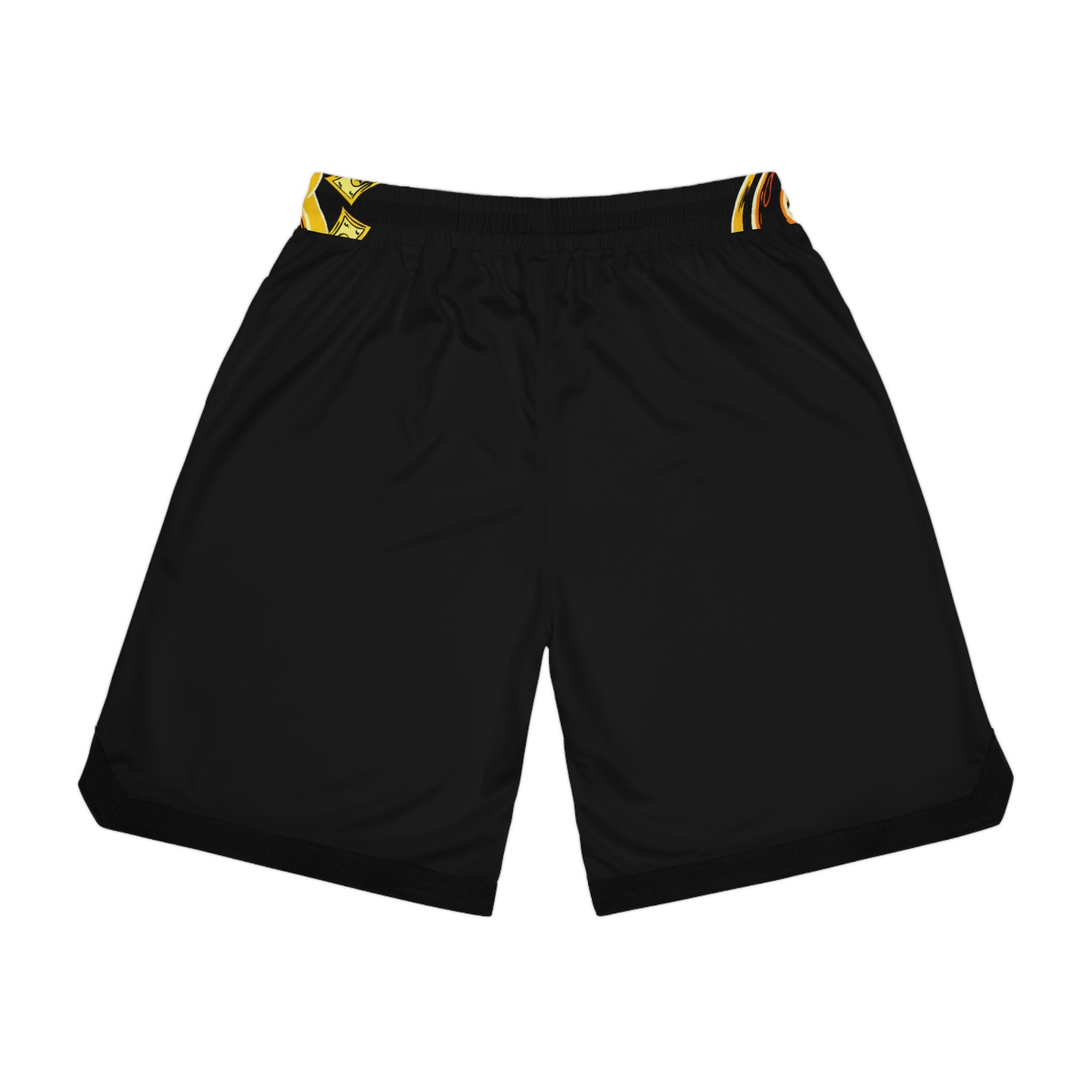 Basketball Rib Shorts (Black) | Yellow Band Goonies