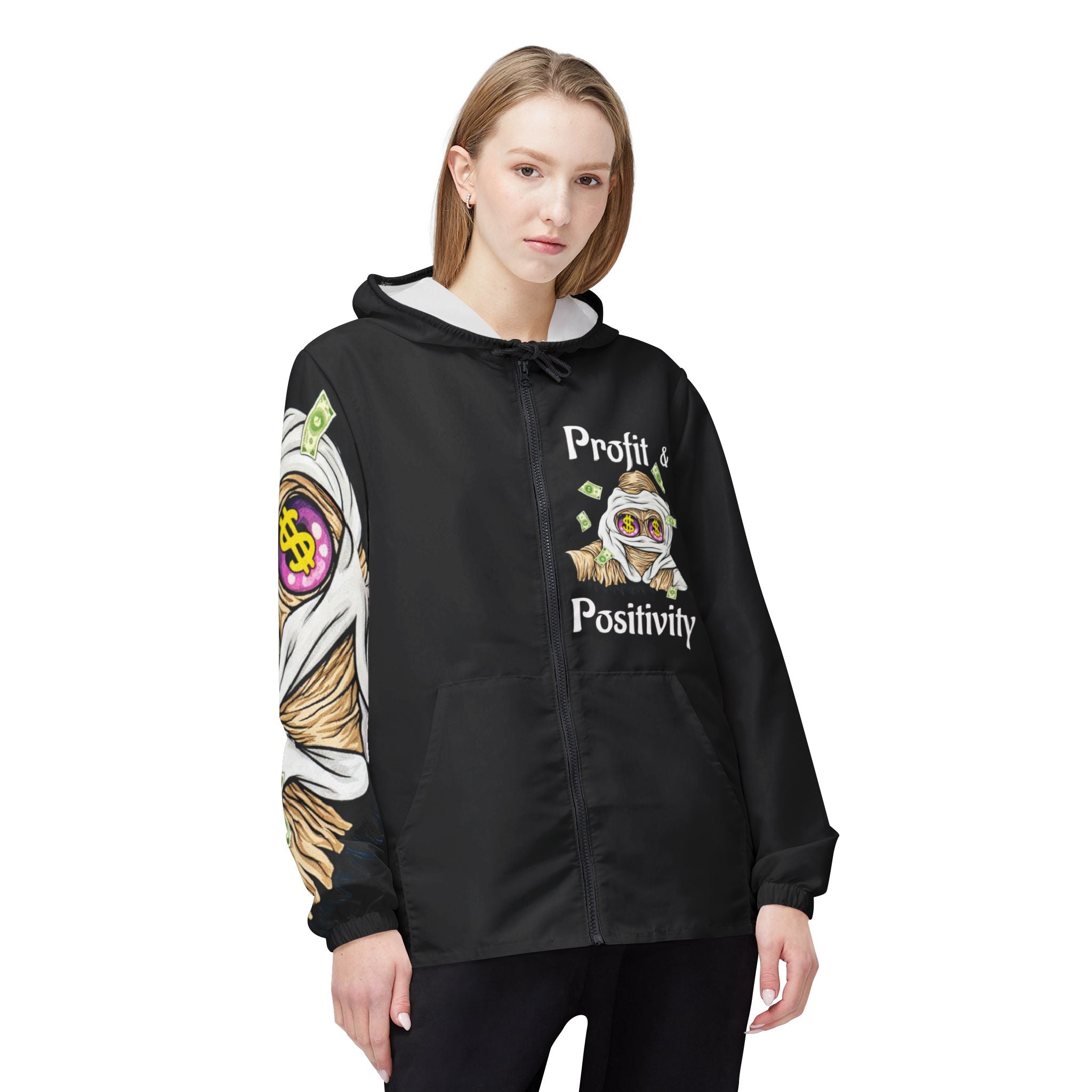 Windbreaker Jacket "Profit & Positivity" OG Goonie