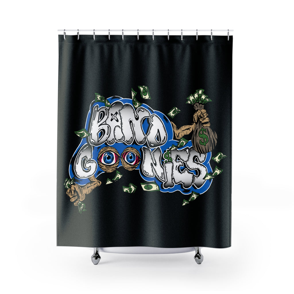 Bathroom Shower Curtain | Blue Band Goonies