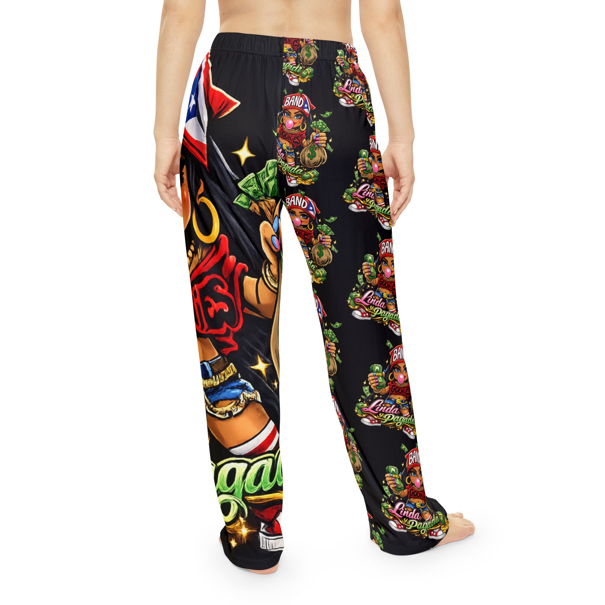 Women's Pajama Pants | Red Girl Goonie "Linda y Pagada"