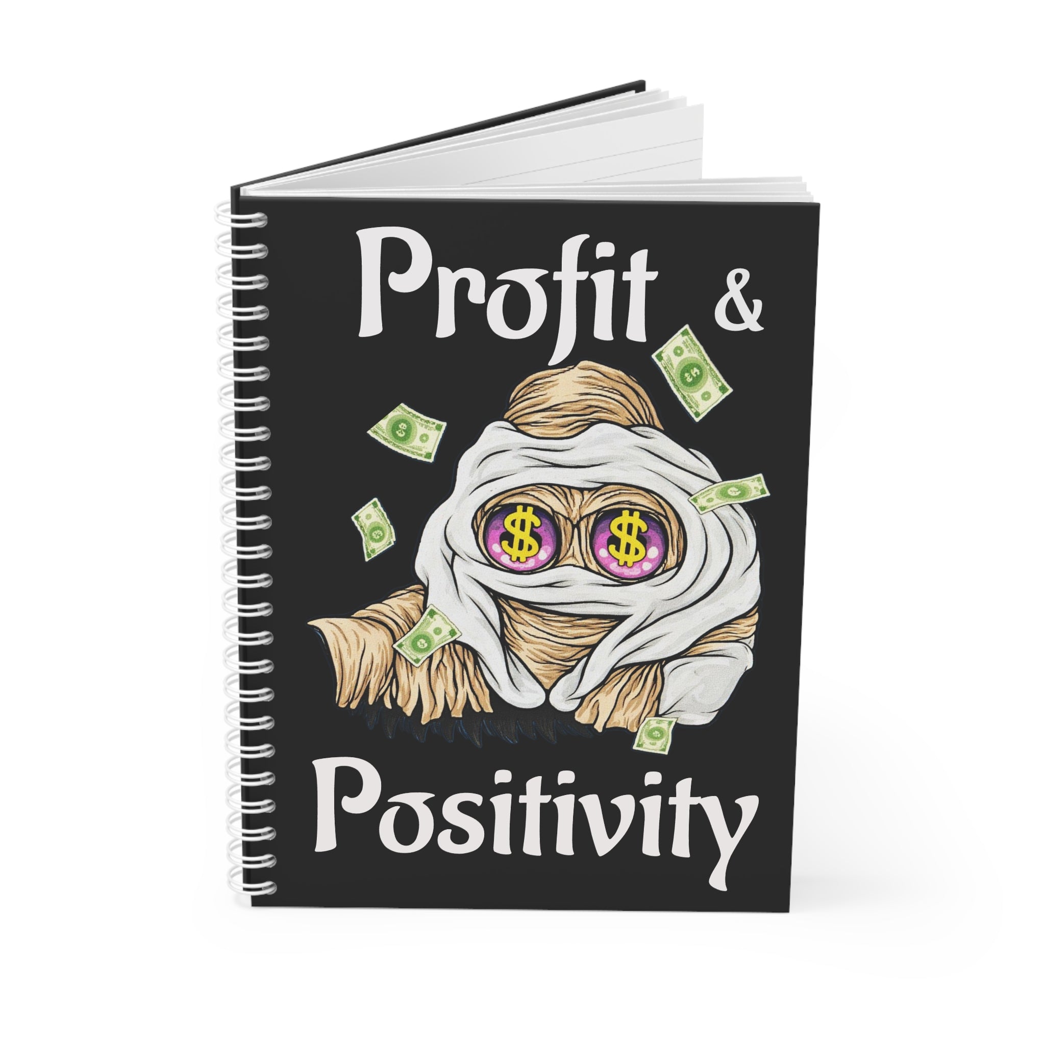 "Profit & Positivity" OG Goonie | Spiral Notebook (64 Sheets)