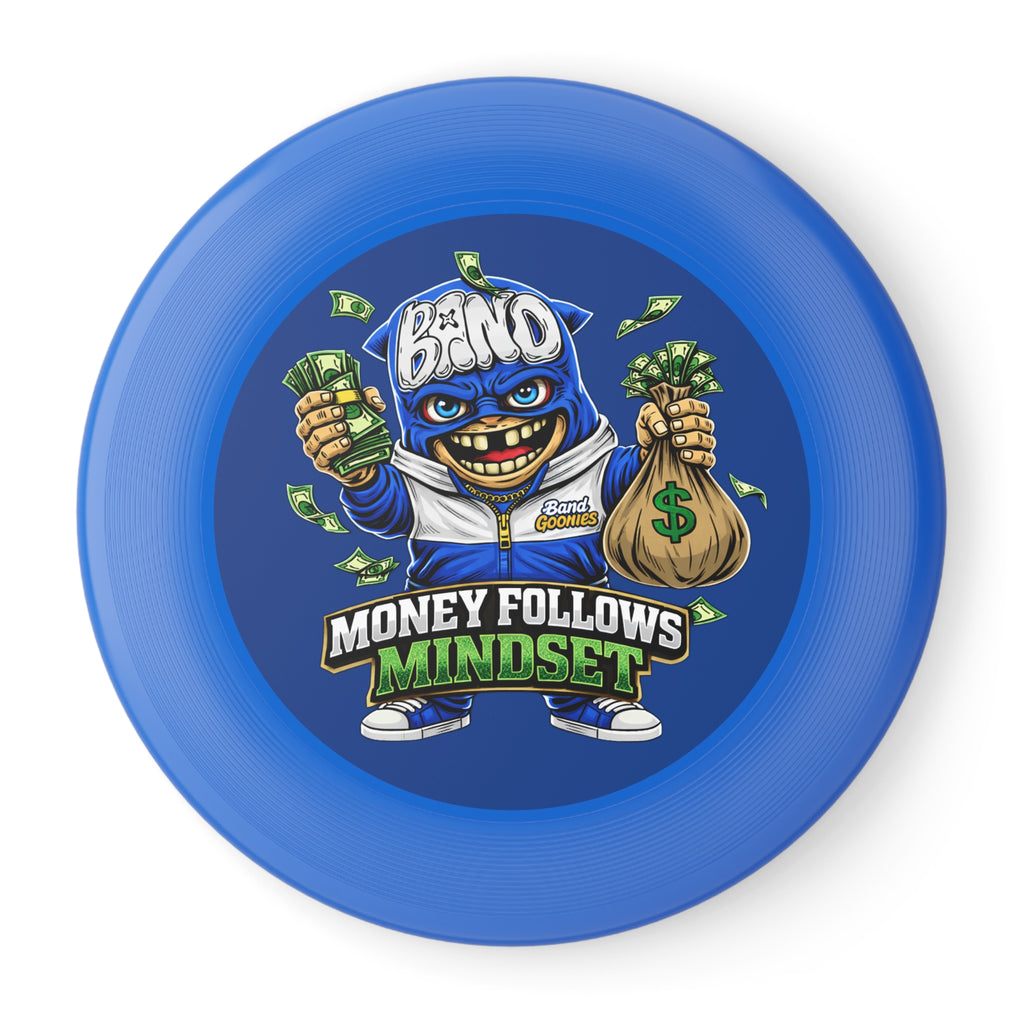 Wham-O Frisbee | Blue Goonie "Money Follows Mindset"