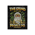 Crushed Velvet Blanket | OG Goonie "The Grind Don't Stop, People Do"