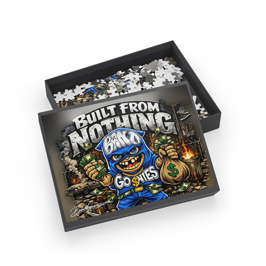 Box Puzzle | Blue Goonie "Built from Nothing" (252-Pieces)