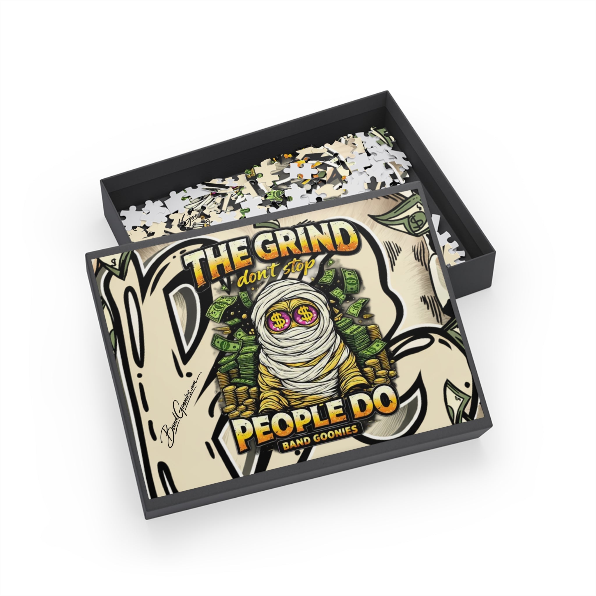 Box Puzzle | OG Goonie "The Grind Don't Stop, People Do" (252-Piece)