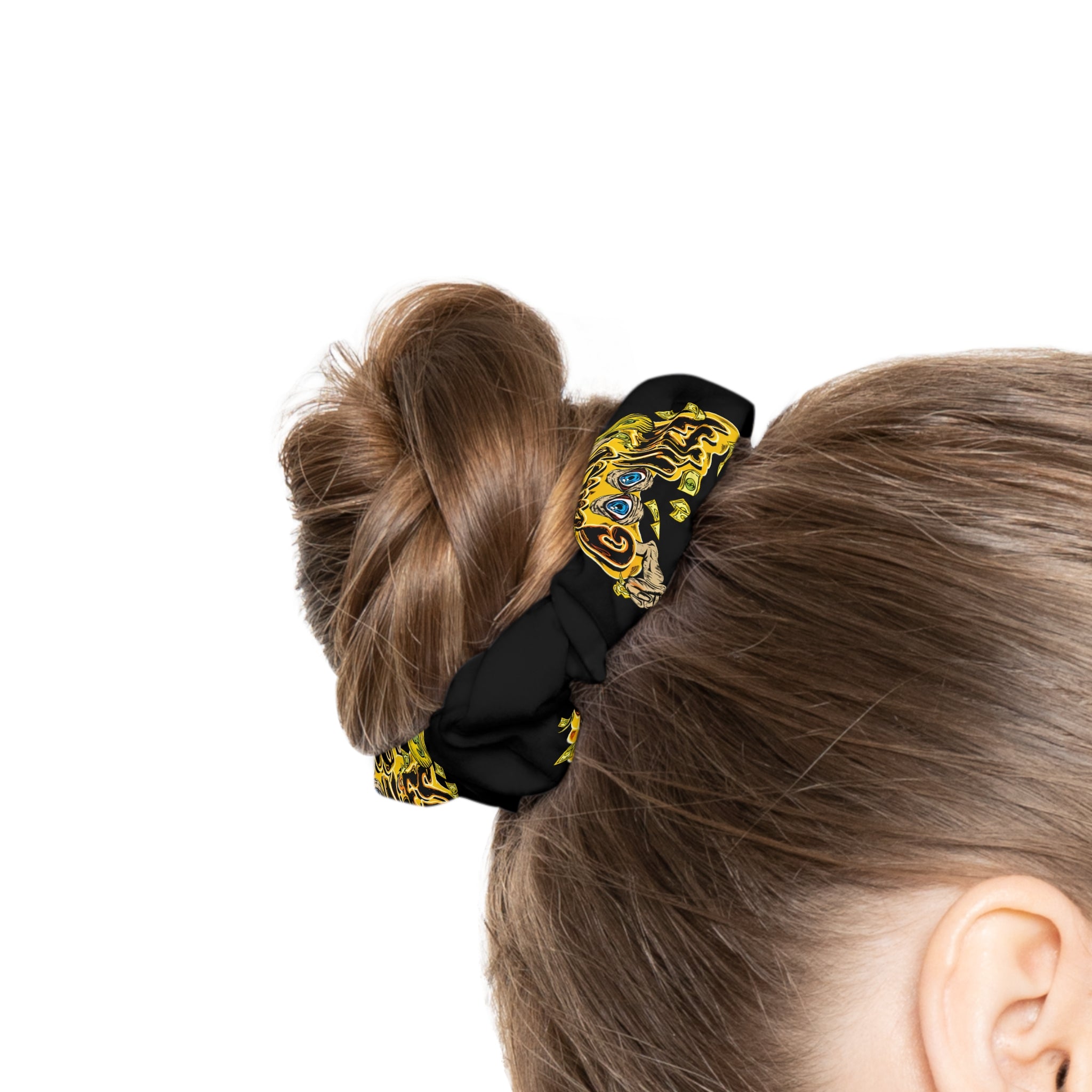 Scrunchie (Black) | Yellow Band Goonies