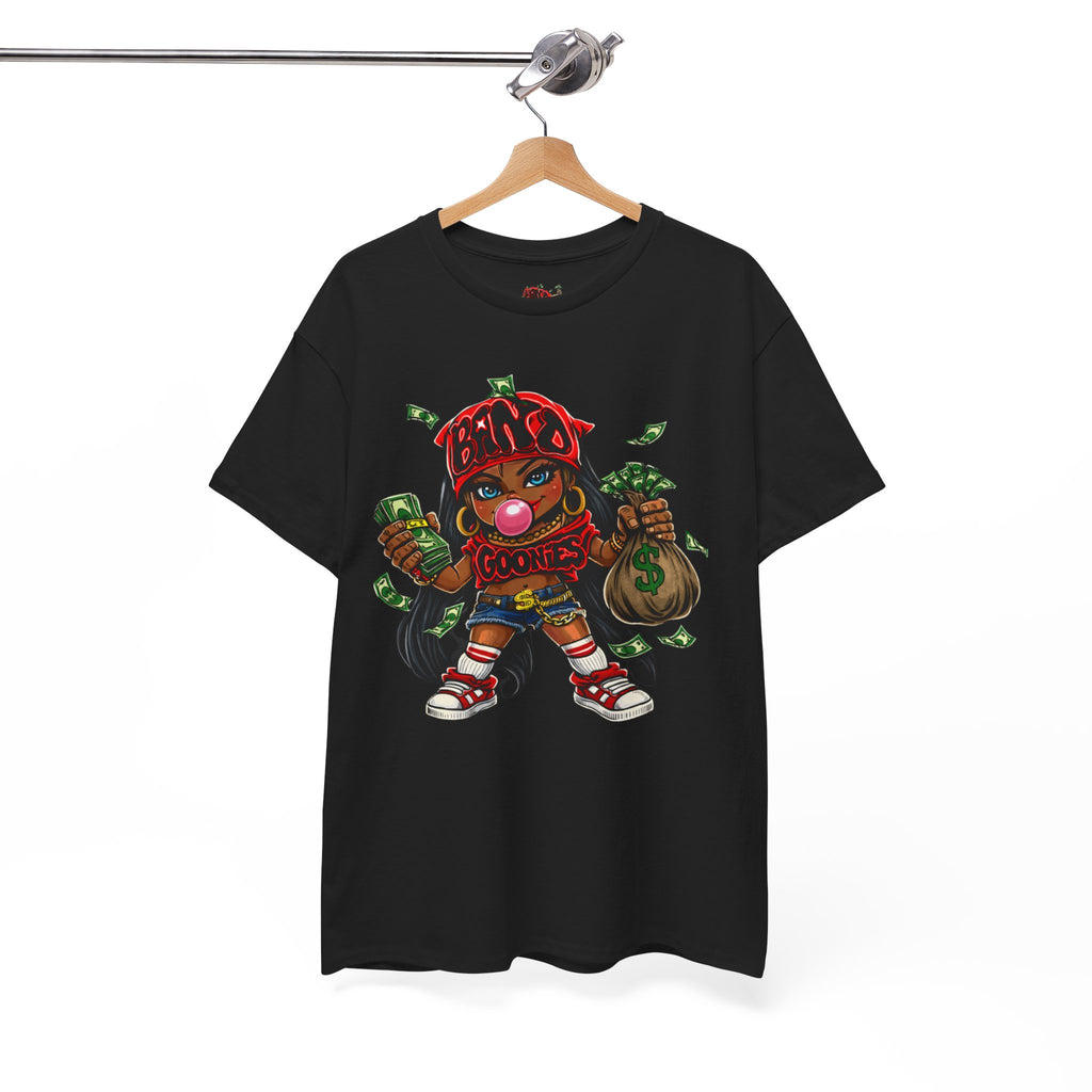 Heavy Cotton T-Shirt | Girl Goonie "Bubblegum Girl"