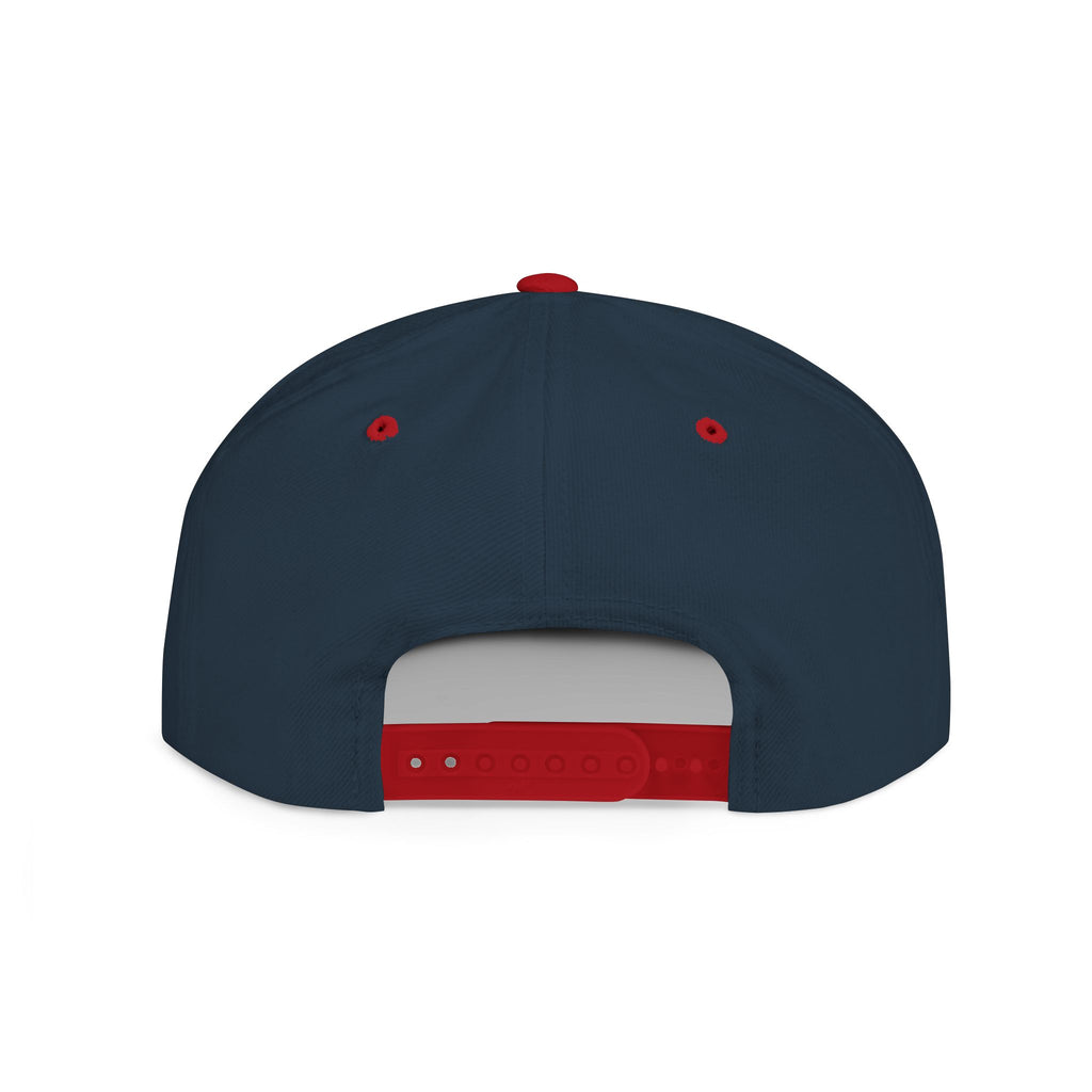 Flat Bill Snapback White Band Goonies Logo
