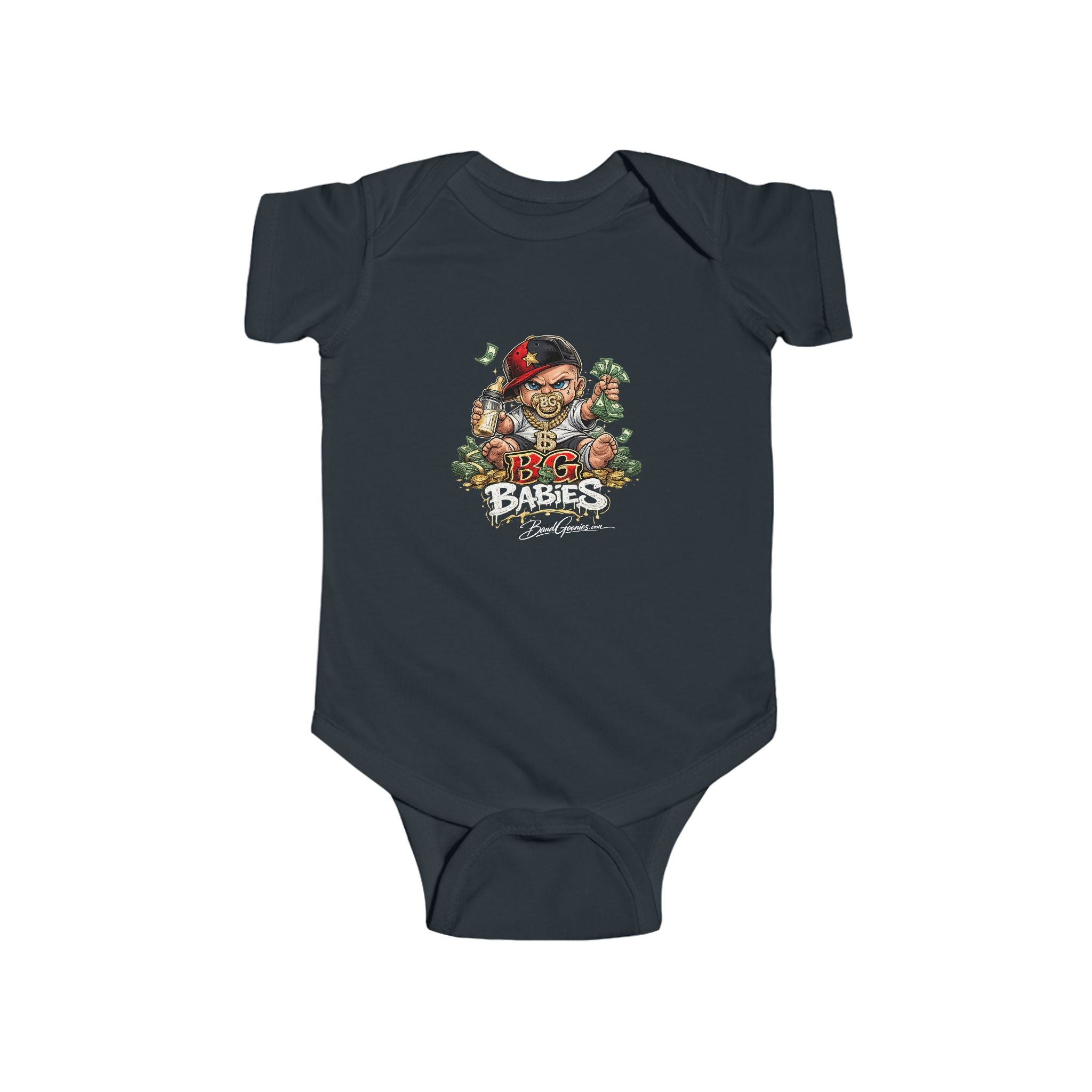 Infant Fine Jersey Bodysuit | Red BG Babies