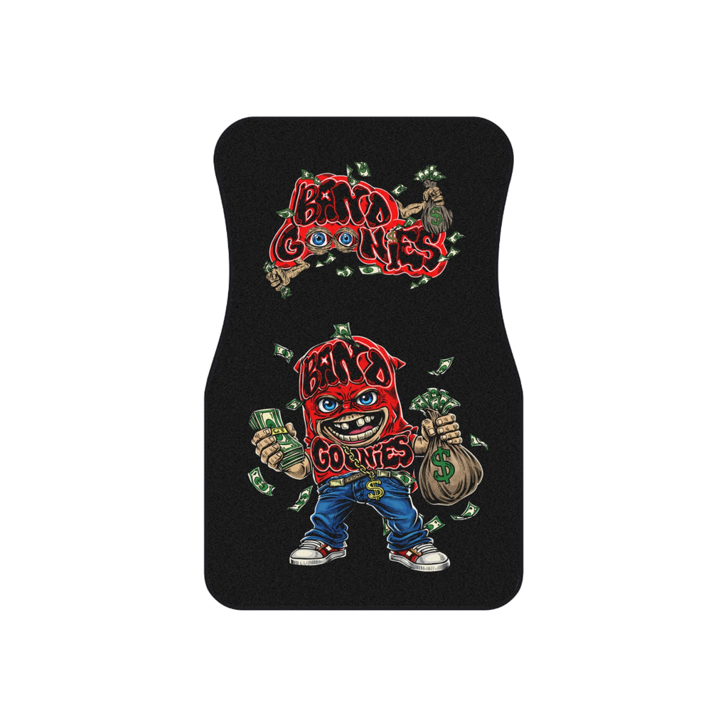Car Mats (Set of 4) | Black & Red