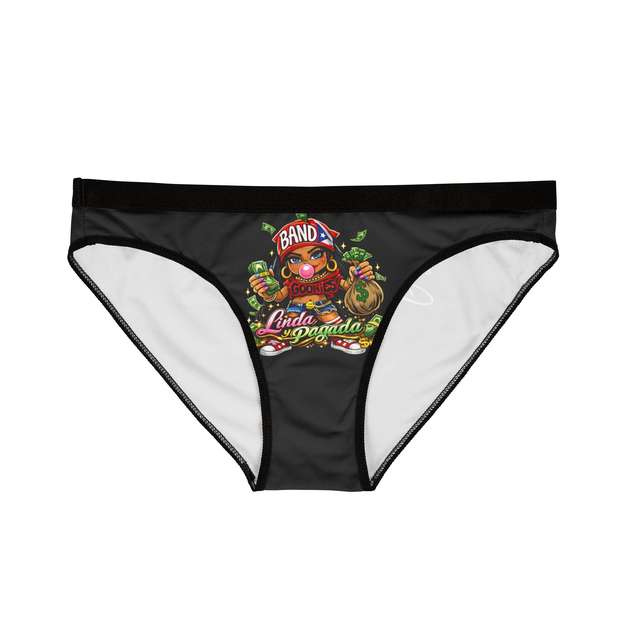 Women's Underwear (Black) | Red Girl Goonie "Linda y Pagada"